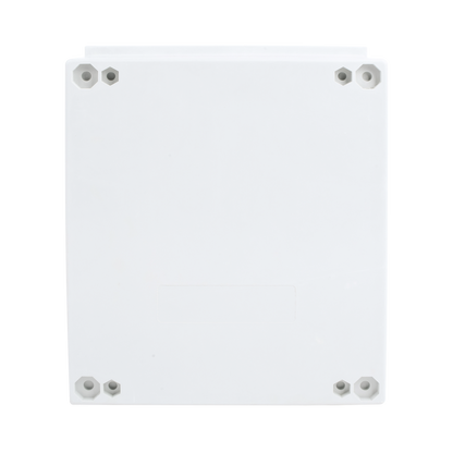 Gabinete de Poliéster IP65 Uso en Intemperie (250 x 300 x 140 mm) con Placa Trasera Interior de Plástico (Incluye Chapa y Llave).