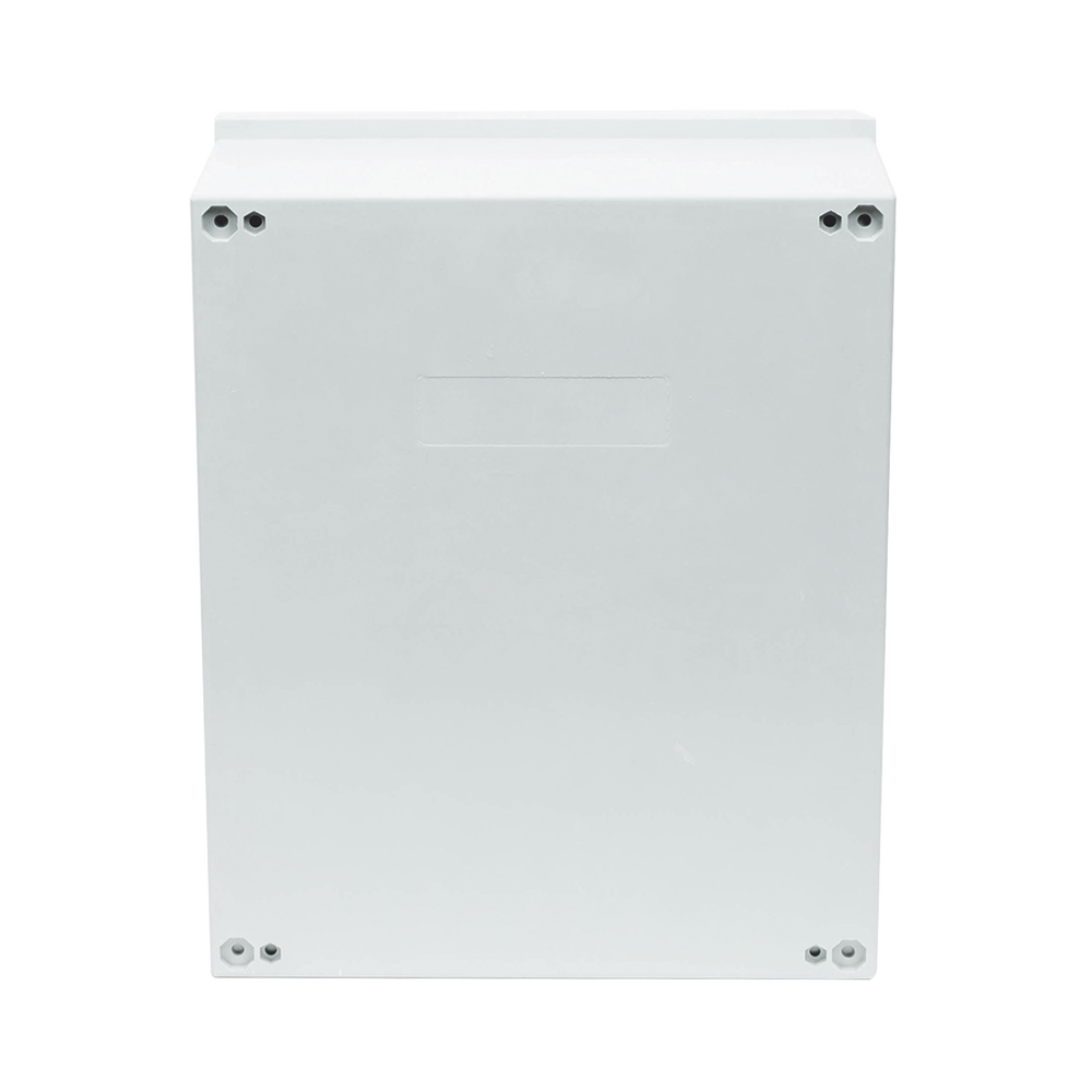 Gabinete de Poliéster IP65 Uso en Intemperie (400 x 500 x 200 mm) con Placa Trasera Interior de Plástico (Incluye Chapa y Llave).