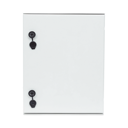 Gabinete de Poliéster IP65 Uso en Intemperie (400 x 500 x 200 mm) con Placa Trasera Interior de Plástico (Incluye Chapa y Llave).