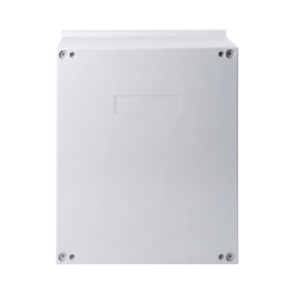 Gabinete de Poliéster IP65 Puerta Transparente, Uso en Intemperie (400 x 500 x 200 mm) con Placa Trasera Interior de Plástico (Incluye Chapa y Llave).