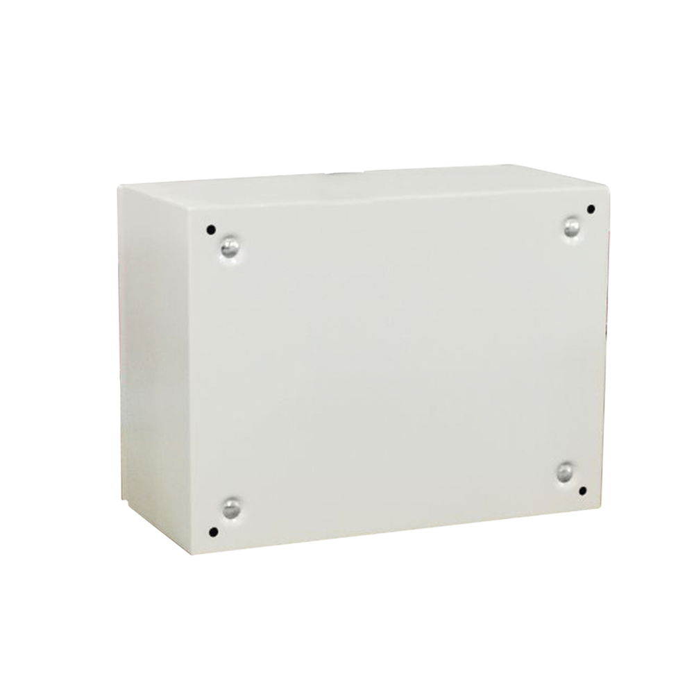 Gabinete de Acero IP66 Uso en Intemperie (500 x 300 x 300 mm) con Placa Trasera Interior Metálica y Compuerta Inferior Atornillable (Incluye Chapa y Llave T). Ideal para Centros de Carga y Tableros de Control