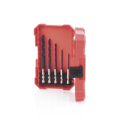 Juego de 18 Puntas y Brocas para Taladro, con Entrada Hexagonal de 1/4", Incluye Estuche.