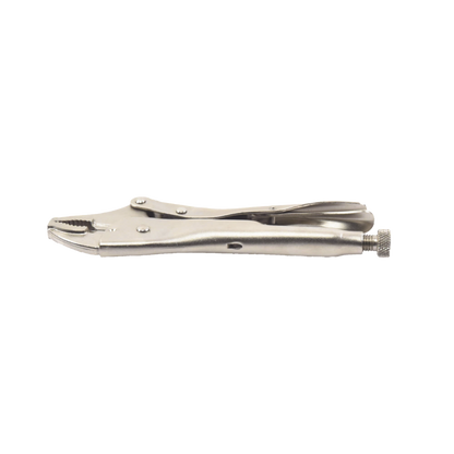 Pinza Perra Ajustable de Presión de 10”. Quijada Curva con Corta Alambre. Acero CR-V
