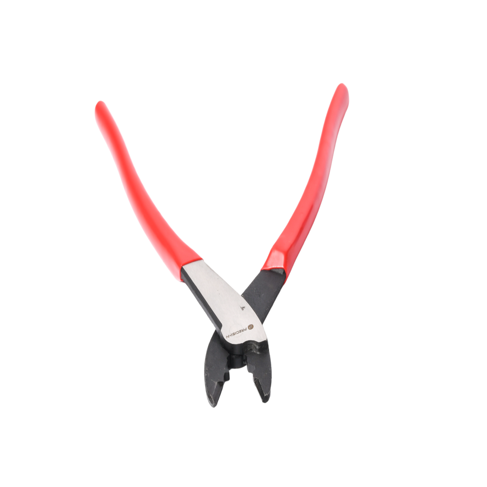Pinza de 9.5" para cortar y crimpar ( ponchar )  terminales Aislados y No aislados