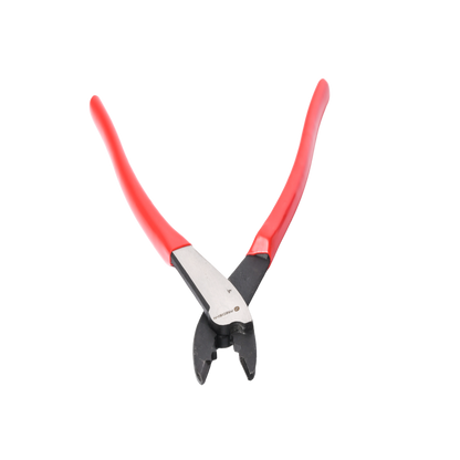 Pinza de 9.5" para cortar y crimpar ( ponchar )  terminales Aislados y No aislados