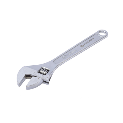Llave Ajustable (Perico) de 20.5 cm (10”). Apertura máxima de Mordaza de 30 mm.