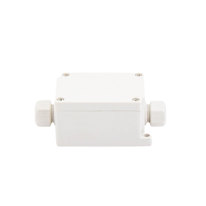 Caja de Conexión Exterior con Conexión Lateral para 4 Líneas (doble tornillo). Incluye Glándulas.
