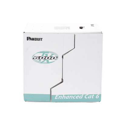 Bobina de Cable UTP 305 Metros (1000 Pies) de Cobre, TX6000? PanNet, Reelex, Azul, Categor�a 6 Mejorado (23 AWG), PVC (CM), de 4 Pares