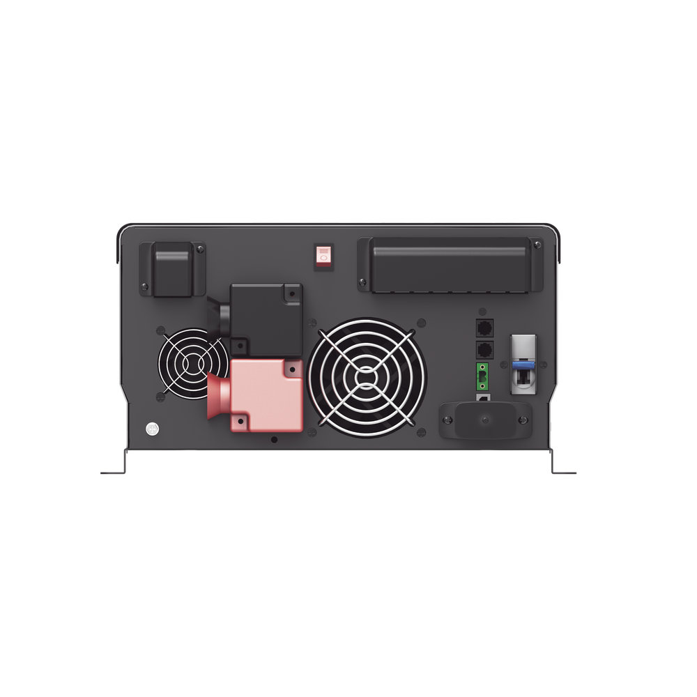 Inversor / Cargador de 5 KW para Sistemas Tipo Isla 48Vcd /220Vca de Entrada , 120 o 220Vca de Salida , Onda Sinusoidal Pura con Controlador MPPT