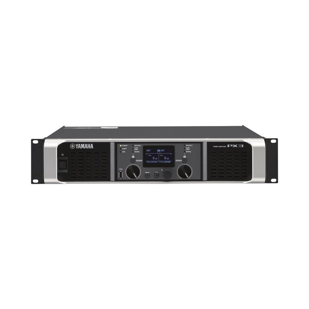 Amplificador de audio Clase D | 300 W x 2 a 8&Omega; | 500 W x 2 a 4&Omega;. | Baja Impedancia | Procesamiento Inteligente