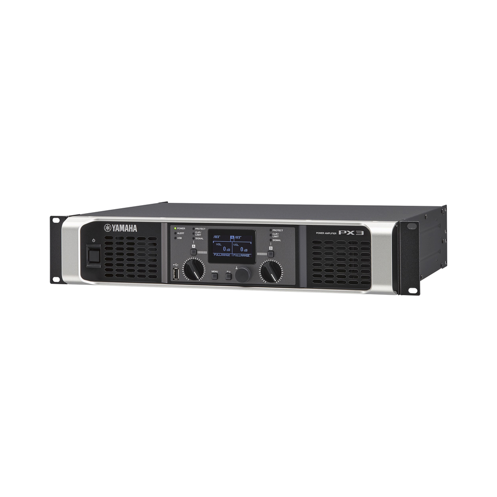 Amplificador de audio Clase D | 300 W x 2 a 8&Omega; | 500 W x 2 a 4&Omega;. | Baja Impedancia | Procesamiento Inteligente