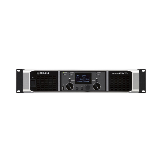 Amplificador de audio Clase D | 300 W x 2 a 8&Omega; | 500 W x 2 a 4&Omega;. | Baja Impedancia | Procesamiento Inteligente