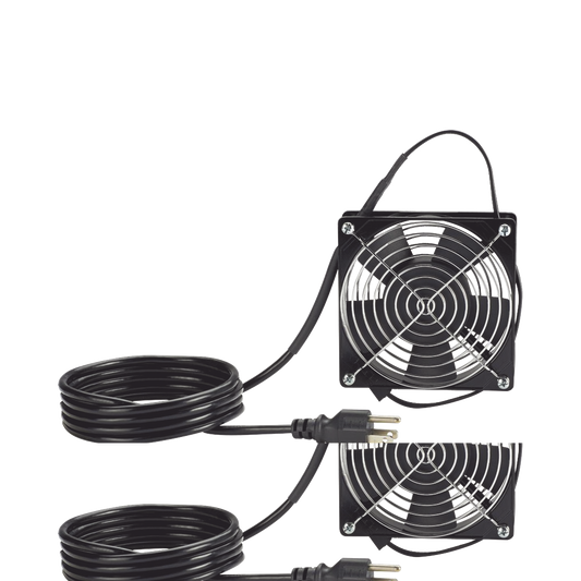 Ventilador para Instalación en Gabinete PanZone WME3BL, WME6BL, y WME9BL, de 115 Vca, y Cable de Corriente de 1.8M