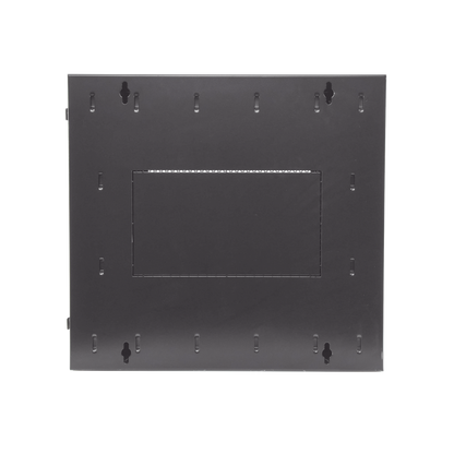 Gabinete PanZone de Montaje en Pared, de 19in, Puerta Ventilada, 12 UR, 635mm de Profundidad, Color Negro