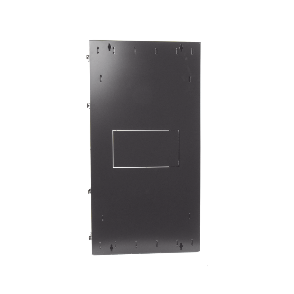 Gabinete PanZone de Montaje en Pared, de 19in, Puerta con Ventana de Seguridad, 26 UR, 635mm de Profundidad, Color Negro
