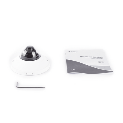 Cámara IP Tipo Mini Domo interior 2 Megapíxel / Lente 2.8 mm / WDR 120db / H.265 & WiseStream / Conteo de personas