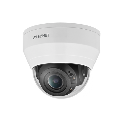 Cámara IP Tipo Domo Interior 5 Megapíxel / Lente motorizado 3.2 - 10mm / IR 20M / WDR 120db /  H.265 & WiseStream