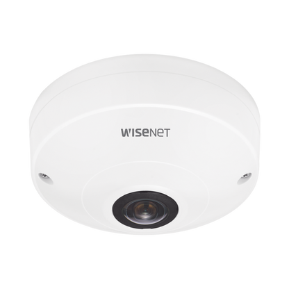 Camara IP Fish Eye Interior 12 Megapixel / WDR 120dB / PTZ Digital 8X / Video Analíticos / MicroSD / H.265