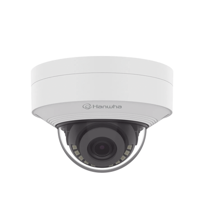 Cámara IP Tipo Domo con inteligencia artificial Antivandálica 5 Megapíxel / Lente 3 mm / IR 20M / WDR 120db / Exterior IP66 / IK10 / NEMA4X / H.265 & WiseStream / Conteo de personas y vehiculos