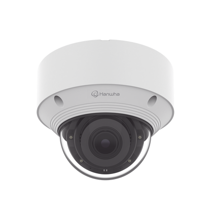 Cámara IP Tipo domo Antivandálica 5 Megapíxel / Lente Varifocal 3.2 - 10mm / IR 30M / WDR 120db / IP66 / H.265 & WiseStream / Inteligencia Artificial Deteccion de Personas y vehiculos