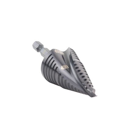 Broca Escalonada 12 en 1, de Liberación Rápida, Acanaladura en Espiral, produce Agujeros de 2-3 cm e Intermedios. 10x más Durable