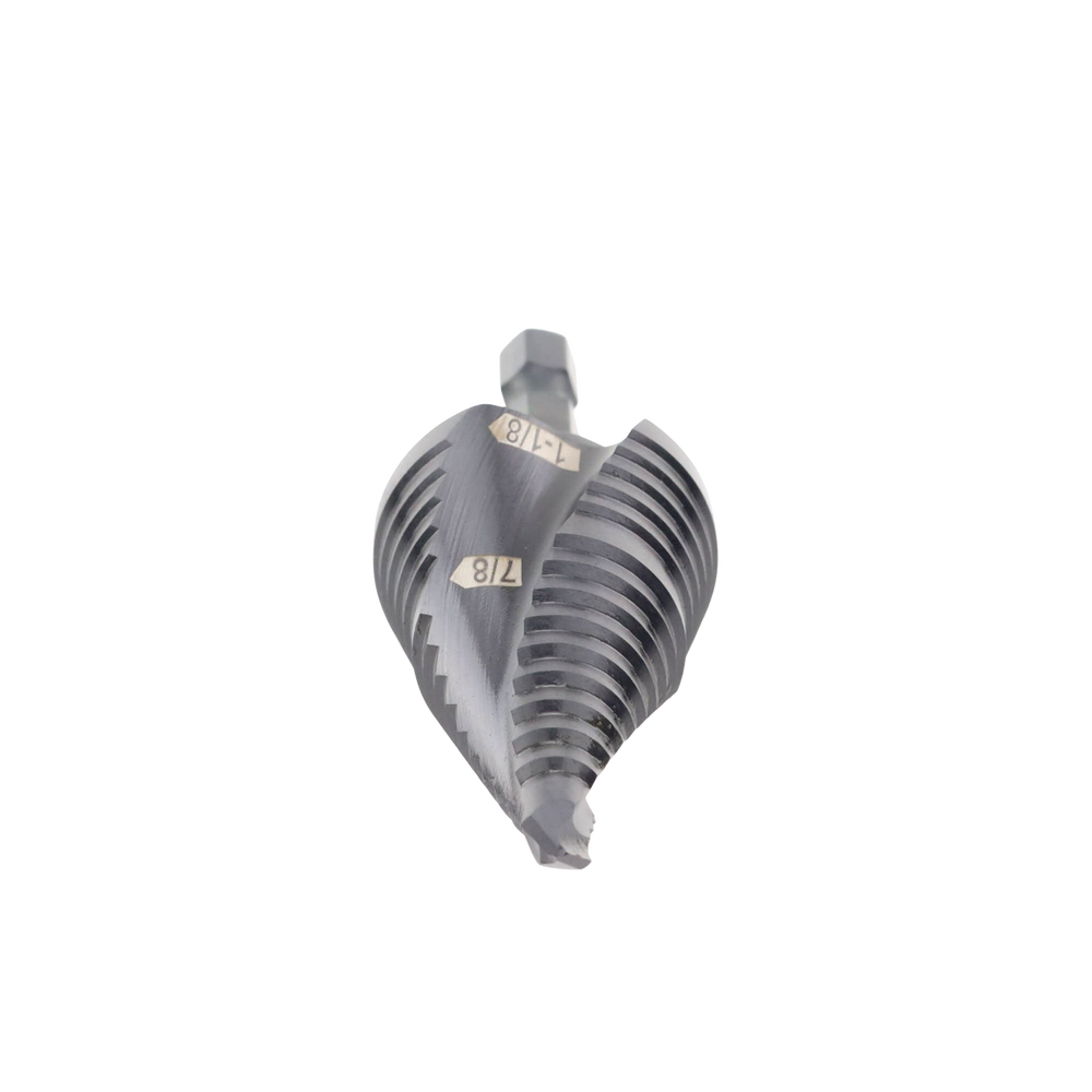 Broca Escalonada 12 en 1, de Liberación Rápida, Acanaladura en Espiral, produce Agujeros de 2-3 cm e Intermedios. 10x más Durable