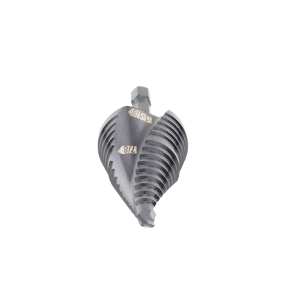 Broca Escalonada 12 en 1, de Liberación Rápida, Acanaladura en Espiral, produce Agujeros de 2-3 cm e Intermedios. 10x más Durable
