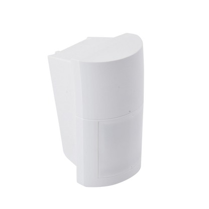 Detector de Movimiento Pasivo / Inalambrico (alimentación) / Altura de montaje 0.8m a 2.7 m  ajustable  / 100% Exterior / Compatible con cualquier panel de alarma