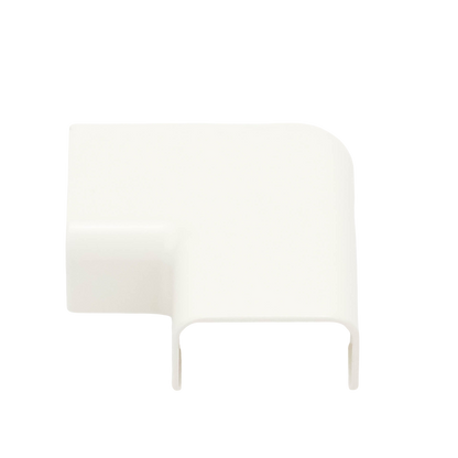 Conexión en ángulo recto "L", para uso con canaleta LD10, material ABS, Color Blanco Mate