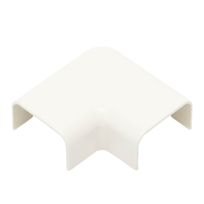 Conexión en ángulo recto "L", para uso con canaleta LD10, material ABS, Color Blanco Mate