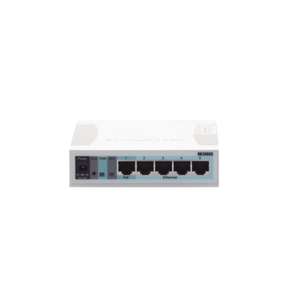 Switch Mikrotik 5 puertos Gigabit Ethernet y 1 SFP
