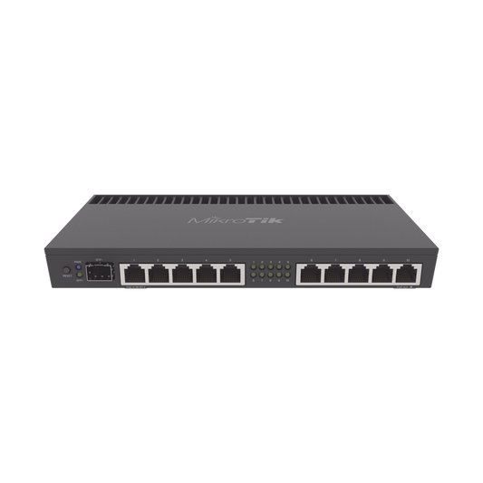 (RB4011iGS+RM) RouterBoard, CPU 4 Núcleos, 10 Puertos Gigabit Ethernet, 1 puerto SFP+
