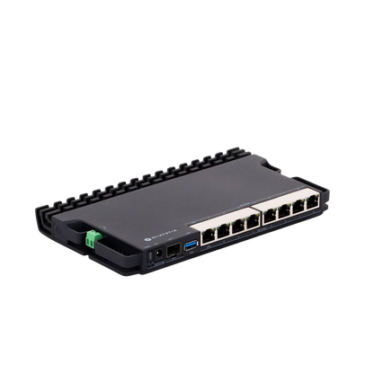 RB5009UPr+S+IN 8 puertos PoE in/out, 1 SFP+, Solo RouterOS v7