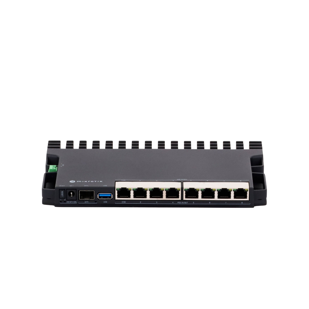 RB5009UPr+S+IN 8 puertos PoE in/out, 1 SFP+, Solo RouterOS v7