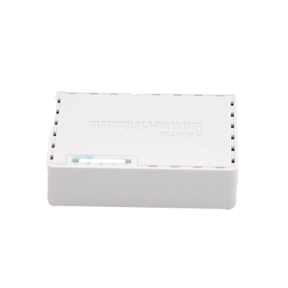 (hEX PoE LITE) RouterBoard, 5 Puertos Fast Ethernet, 4 con PoE Pasivo, 1 Puerto USB