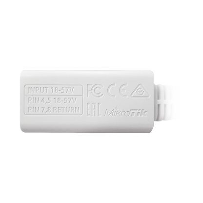 PoE Pasivo para Equipos Mikrotik 10/100/1000 Mbps