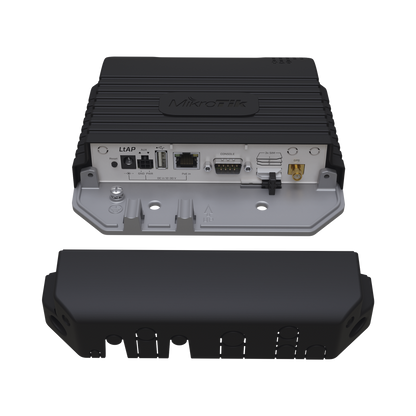 (LtAP) - A heavy-duty 2.4GHz access point with two miniPCI slots, three SIM slots and GNSS support (GPS, GLONASS, BeiDou, Galileo)