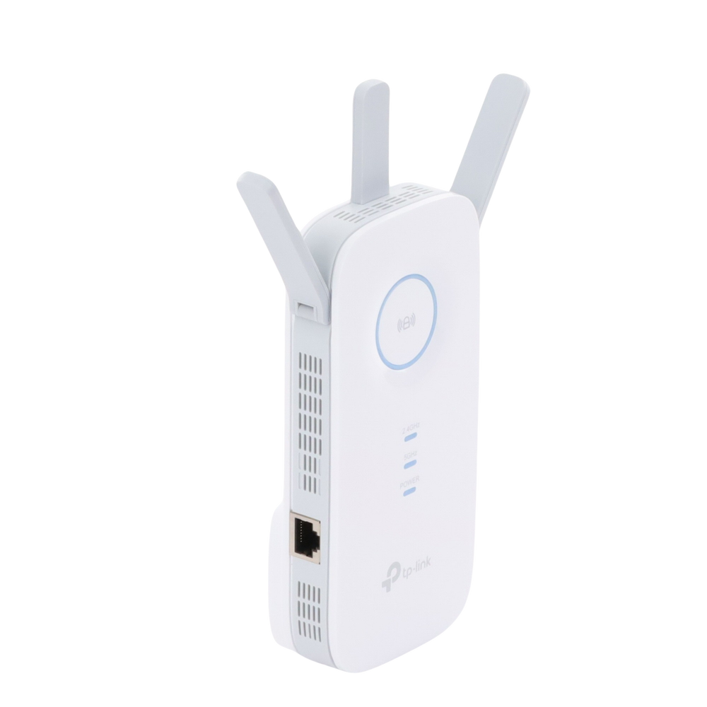 Repetidor / Extensor de Cobertura WiFi AC, 1750 Mbps, doble banda 2.4 GHz y 5 GHz, con 1 puerto 10/100/1000 Mbps, 3 antenas externas