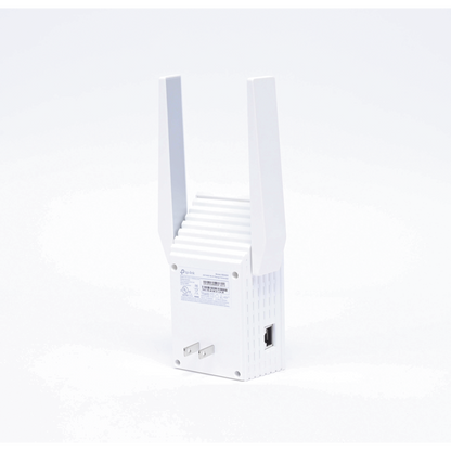 Repetidor / Extensor de Cobertura WiFi AX 1500 Mbps, doble banda 2.4 GHz y 5 GHz, con 1 puerto 10/100/1000 Mbps
