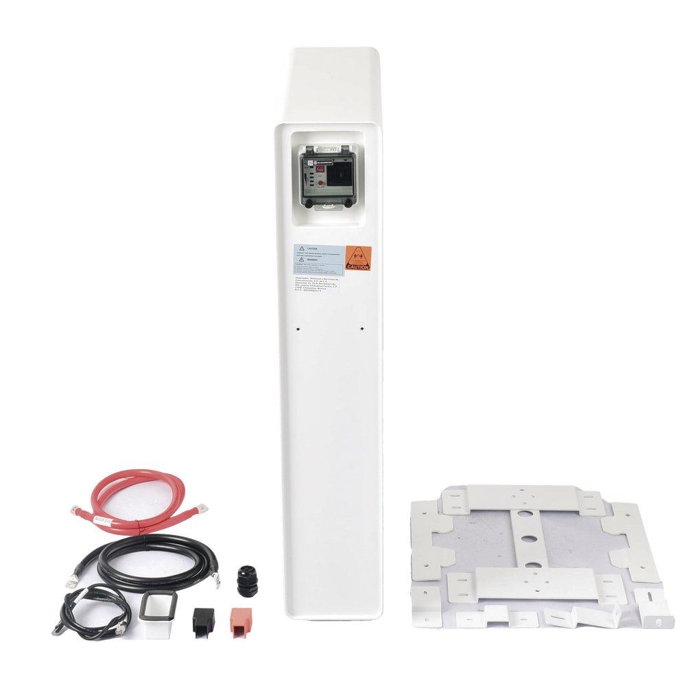 Batería de Litio Hierro Fosfato (LiFePO4)  de 10 Kwh, 51.2 Vcc, 200 Ah, Outdoor, Instalación a pared