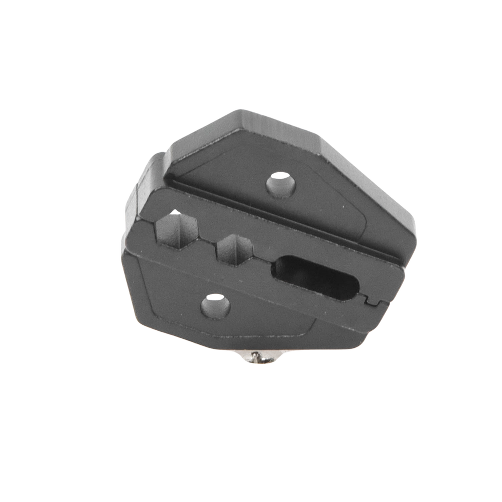 Mordaza para Plegar Conectores de Anillo en RG-58/U, RG-59/U, RG-142/U, RG-8/X en tamaños 0.052", 0.068", 0.100", 0.213" y 0.255".