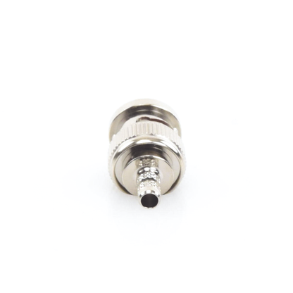 Conector BNC Macho de Anillo Plegable para Cable LP-195, LP-142, LMR-195, RG-58/U, RG-142/U, Níquel/ Oro/ Delrin.