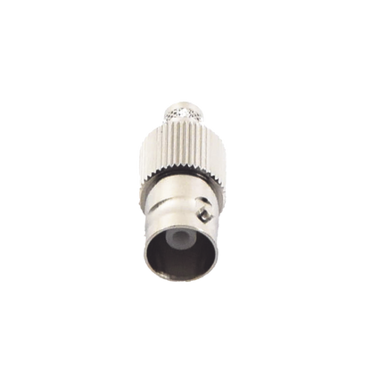 Conector BNC Hembra de Anillo para Cables RG-8/X, LMR-240, 9258, Níquel/ Oro/ Delrin.