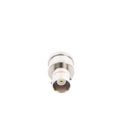 Adaptador en Línea  de Conector BNC Hembra a SMA Hembra / Radios Portátil Kenwood, Uniden, Níquel/ Oro/ Teflón.