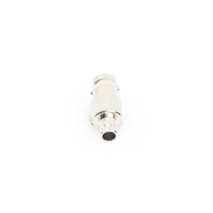 Conector BNC Hembra de 75 Ohm, Anillo Plegable para Cable RG-6/U, Níquel/ Oro/ Teflón.