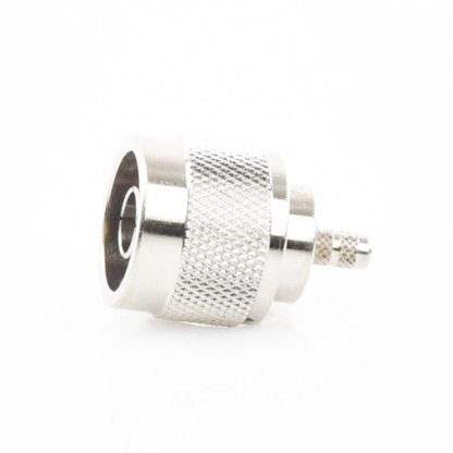 Conector N Macho de Anillo Plegable para Cables Coaxiales LP-142, LP-195, RG-58/U, RG-142/U, LMR-195, Níquel/ Oro/ Teflón.â€&lsaquo;