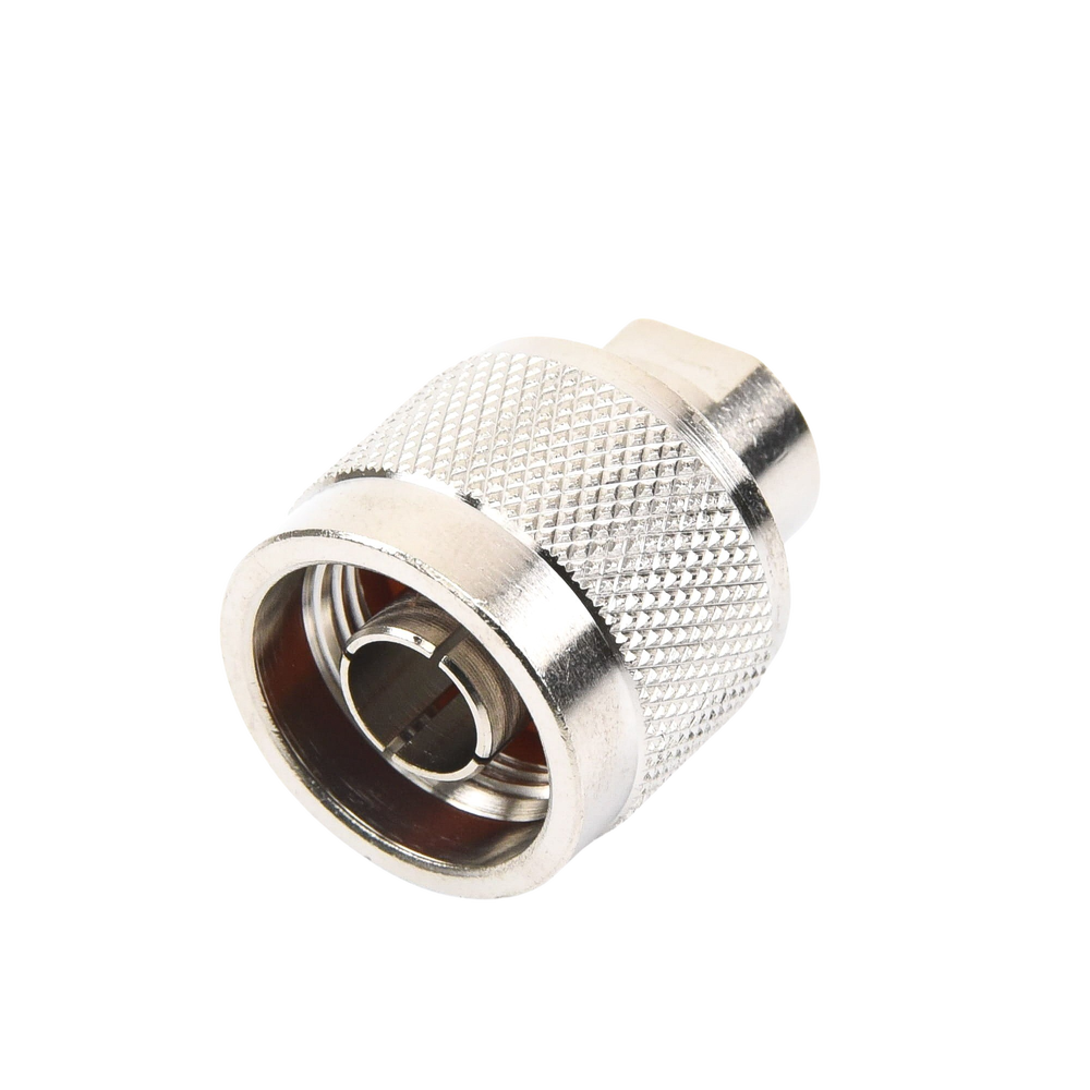 Conector N Macho de anillo plegable para cable RG-174/U, BELDEN 8216.