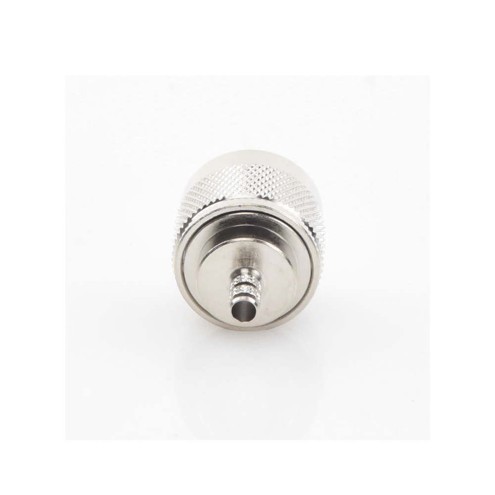 Conector N Macho Coaxial de Anillo Plegable para Cable RG-142/U, Niquel/ Oro/ Teflón.