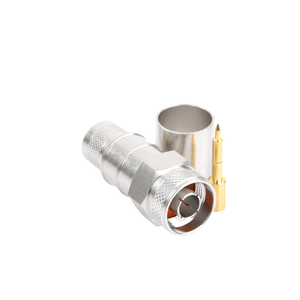 Conector N Macho Hex de Anillo Plegable para LP600, LMR-600, CNT-600.