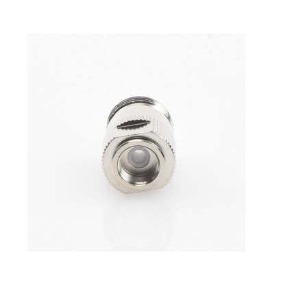 Conector N Hembra de Anillo Plegable para cable RG-316, Niquel/ Oro/ Teflón.